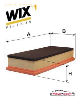 Achat de WIX FILTERS WA6701 Filtre à air pas chères