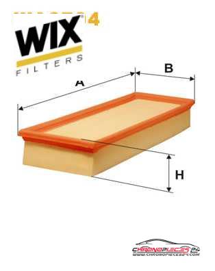 Achat de WIX FILTERS WA6704 Filtre à air pas chères