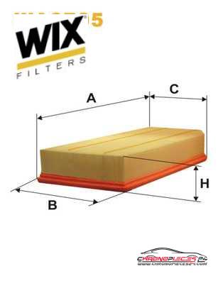 Achat de WIX FILTERS WA6705 Filtre à air pas chères