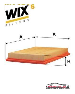 Achat de WIX FILTERS WA6706 Filtre à air pas chères