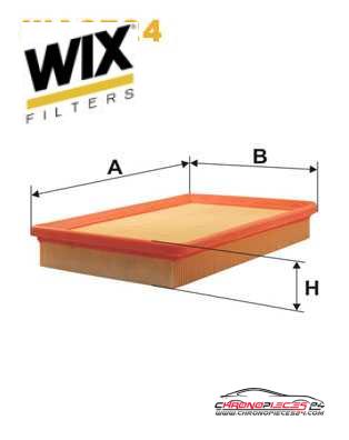 Achat de WIX FILTERS WA6724 Filtre à air pas chères