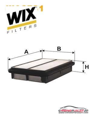 Achat de WIX FILTERS WA6731 Filtre à air pas chères