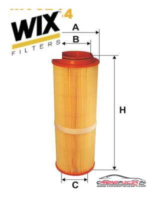 Achat de WIX FILTERS WA6744 Filtre à air pas chères