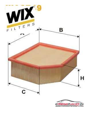 Achat de WIX FILTERS WA6749 Filtre à air pas chères