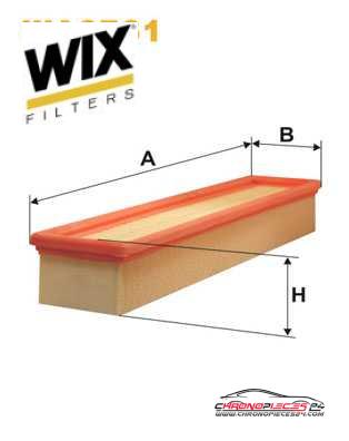 Achat de WIX FILTERS WA6761 Filtre à air pas chères