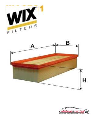 Achat de WIX FILTERS WA6781 Filtre à air pas chères