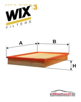 Achat de WIX FILTERS WA6783 Filtre à air pas chères