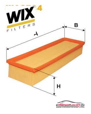 Achat de WIX FILTERS WA6784 Filtre à air pas chères