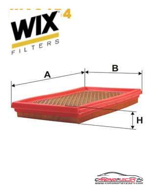 Achat de WIX FILTERS WA9454 Filtre à air pas chères