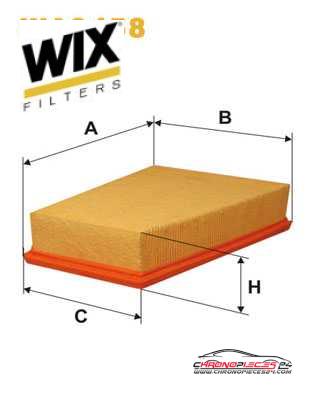 Achat de WIX FILTERS WA9458 Filtre à air pas chères