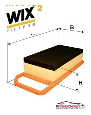 Achat de WIX FILTERS WA9472 Filtre à air pas chères