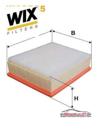 Achat de WIX FILTERS WA9555 Filtre à air pas chères