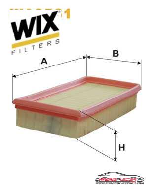 Achat de WIX FILTERS WA9561 Filtre à air pas chères