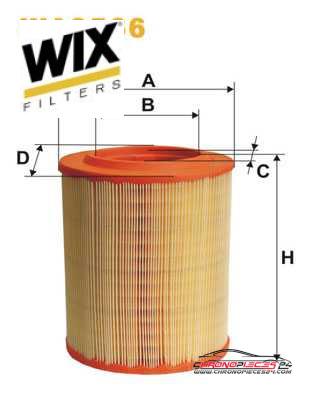 Achat de WIX FILTERS WA9566 Filtre à air pas chères