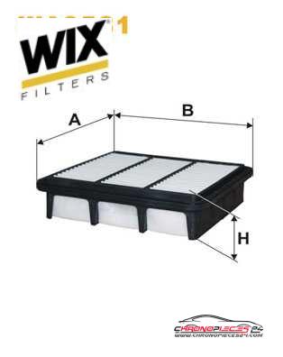 Achat de WIX FILTERS WA9581 Filtre à air pas chères