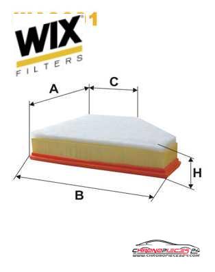 Achat de WIX FILTERS WA9601 Filtre à air pas chères