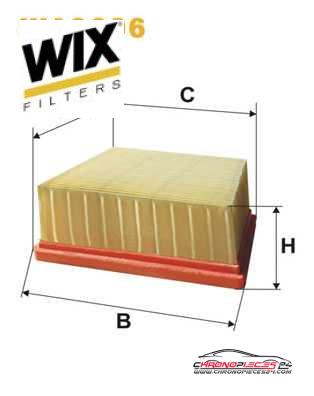 Achat de WIX FILTERS WA9606 Filtre à air pas chères