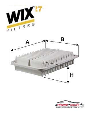 Achat de WIX FILTERS WA9627 Filtre à air pas chères