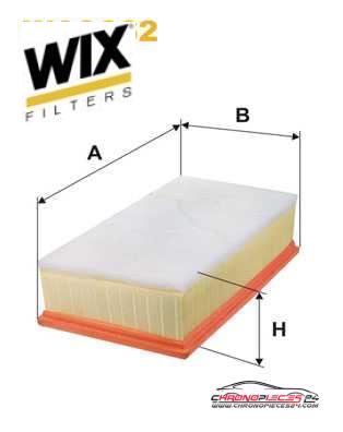 Achat de WIX FILTERS WA9662 Filtre à air pas chères