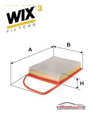 Achat de WIX FILTERS WA9663 Filtre à air pas chères