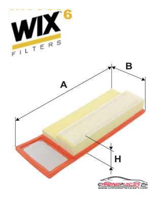 Achat de WIX FILTERS WA9666 Filtre à air pas chères