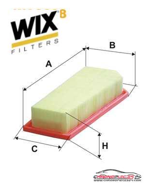 Achat de WIX FILTERS WA9668 Filtre à air pas chères