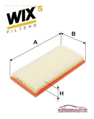 Achat de WIX FILTERS WA9725 Filtre à air pas chères