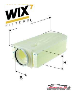 Achat de WIX FILTERS WA9727 Filtre à air pas chères