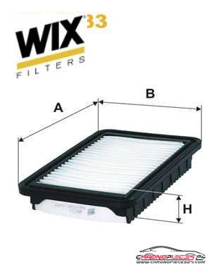 Achat de WIX FILTERS WA9733 Filtre à air pas chères