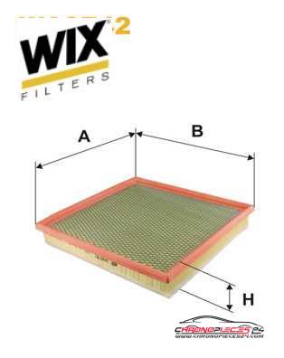 Achat de WIX FILTERS WA9742 Filtre à air pas chères