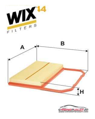 Achat de WIX FILTERS WA9744 Filtre à air pas chères