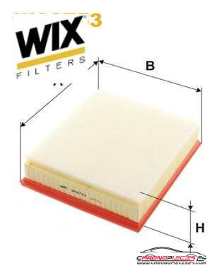 Achat de WIX FILTERS WA9753 Filtre à air pas chères