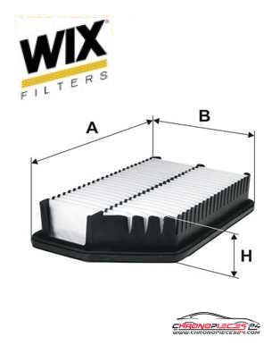 Achat de WIX FILTERS WA9775 Filtre à air pas chères