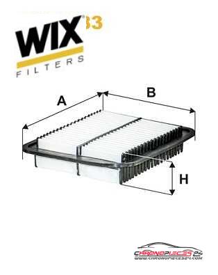 Achat de WIX FILTERS WA9783 Filtre à air pas chères