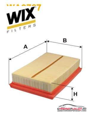 Achat de WIX FILTERS WA9787 Filtre à air pas chères