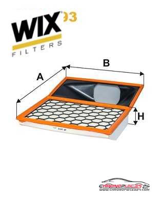 Achat de WIX FILTERS WA9793 Filtre à air pas chères