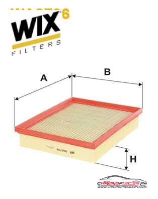 Achat de WIX FILTERS WA9796 Filtre à air pas chères