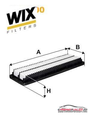 Achat de WIX FILTERS WA9800 Filtre à air pas chères