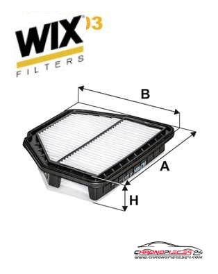 Achat de WIX FILTERS WA9803 Filtre à air pas chères