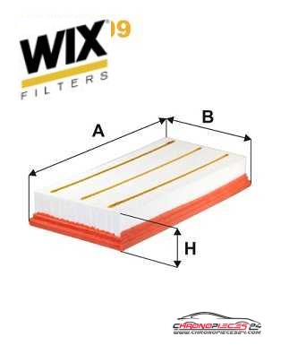 Achat de WIX FILTERS WA9809 Filtre à air pas chères