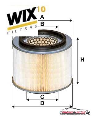 Achat de WIX FILTERS WA9810 Filtre à air pas chères