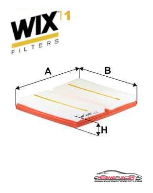 Achat de WIX FILTERS WA9811 Filtre à air pas chères