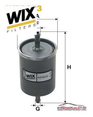 Achat de WIX FILTERS WF8033 Filtre à carburant pas chères
