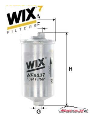 Achat de WIX FILTERS WF8037 Filtre à carburant pas chères