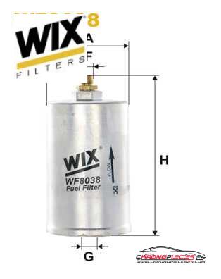 Achat de WIX FILTERS WF8038 Filtre à carburant pas chères