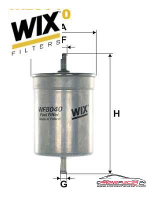 Achat de WIX FILTERS WF8040 Filtre à carburant pas chères