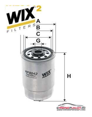 Achat de WIX FILTERS WF8042 Filtre à carburant pas chères