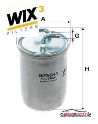 Achat de WIX FILTERS WF8043 Filtre à carburant pas chères