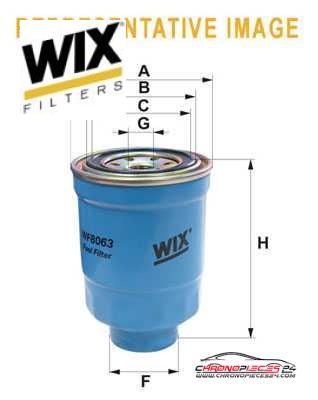 Achat de WIX FILTERS WF8061 Filtre à carburant pas chères