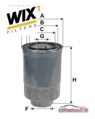 Achat de WIX FILTERS WF8061 Filtre à carburant pas chères